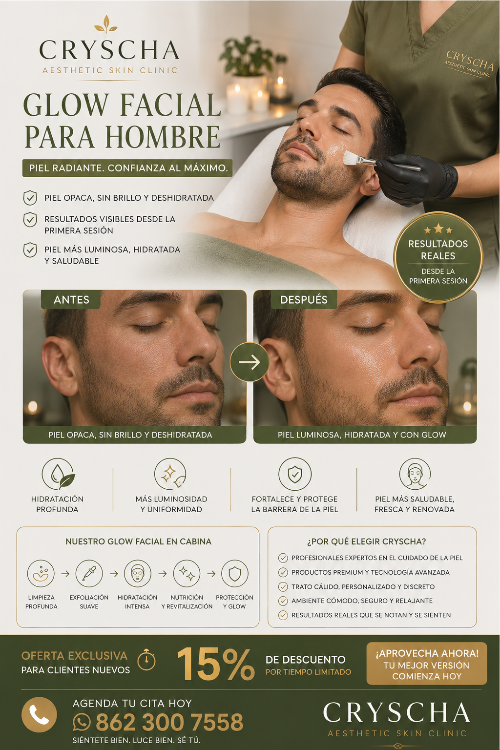 skin care clinic in clifton,njfacial glow hombres
